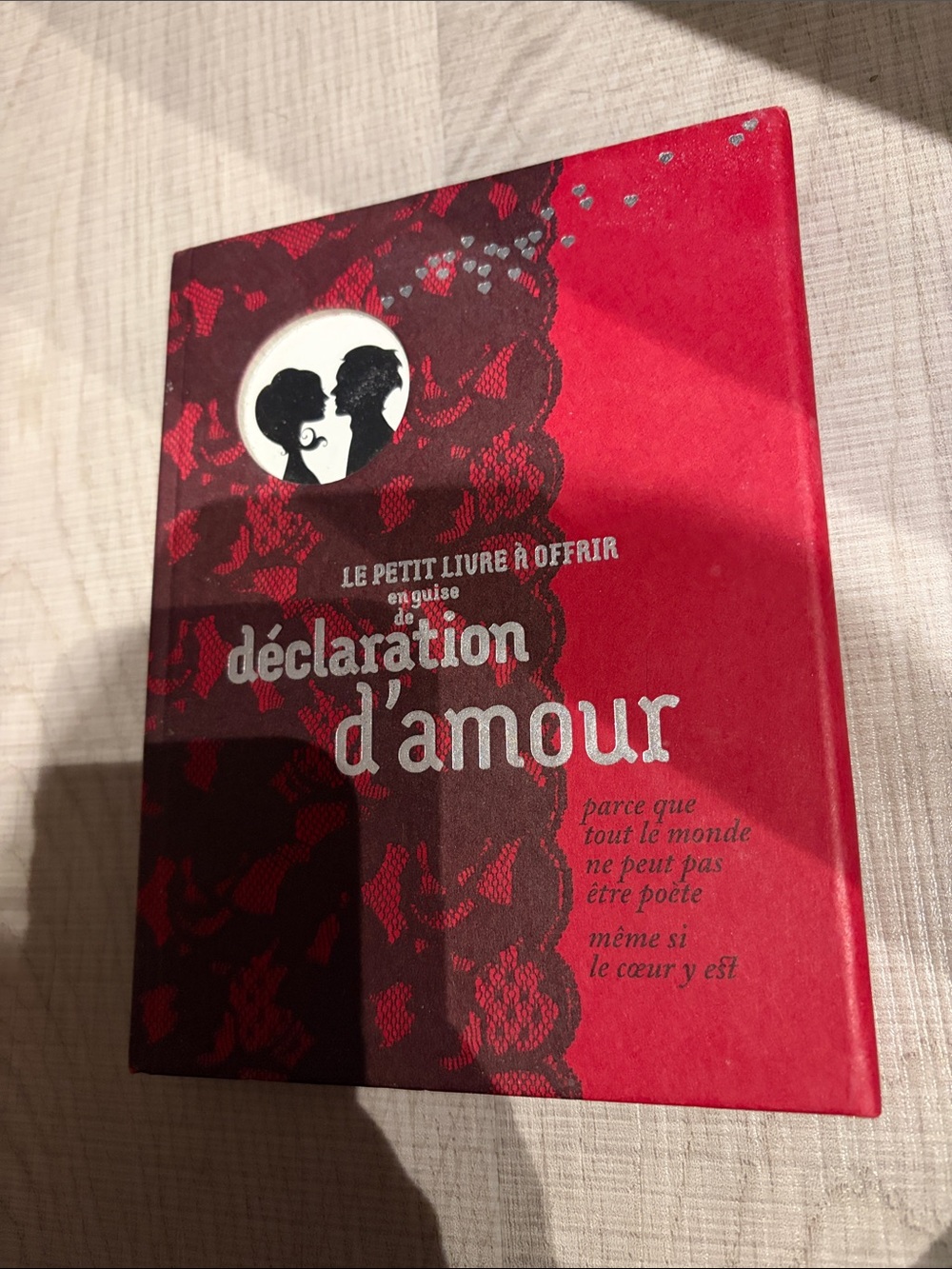 a.n.a Red Lace-Accented Love Book
